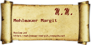 Mehlmauer Margit névjegykártya